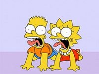 pic for bart lisa - simpsons